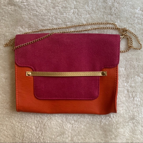 Handbags - Cute orange and pink purse